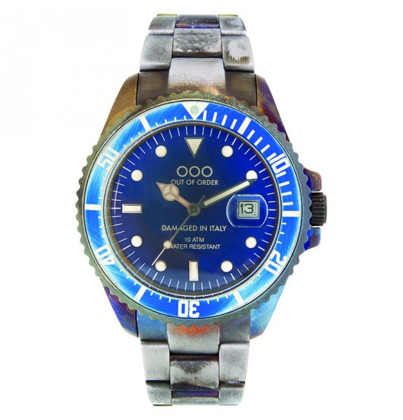 wrist watch blue steel 40mm