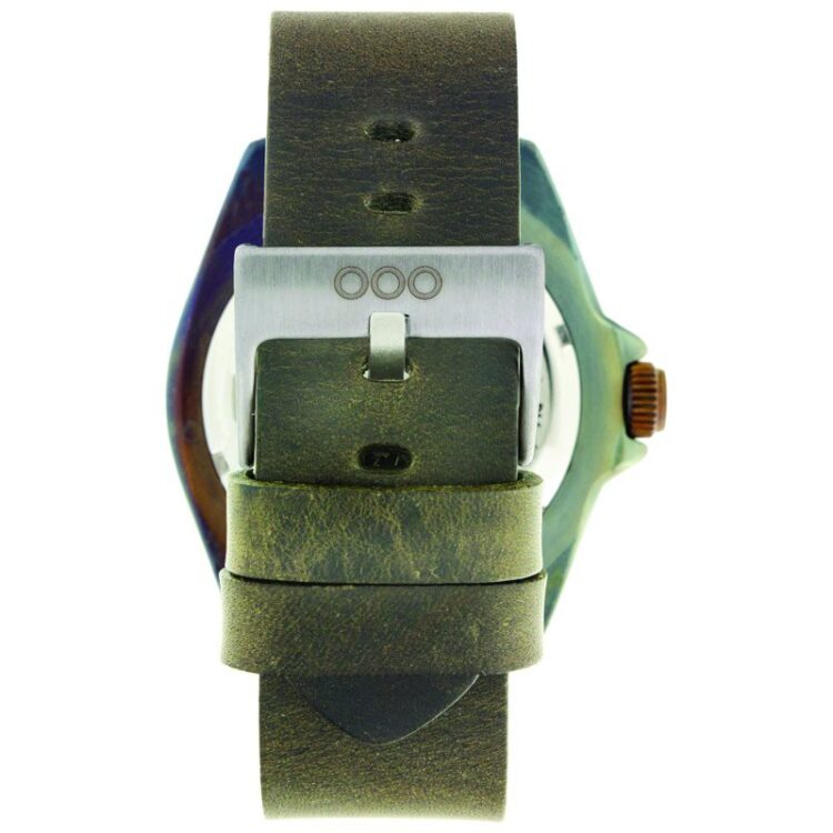 wrist watch quartz dark green 44mm 2