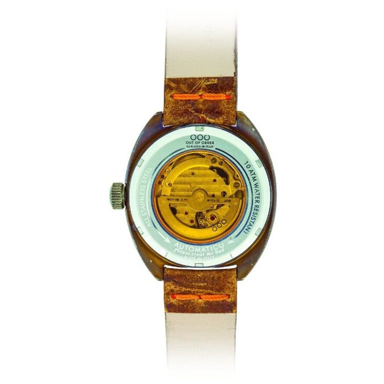 wrist watch torpedine orange 1