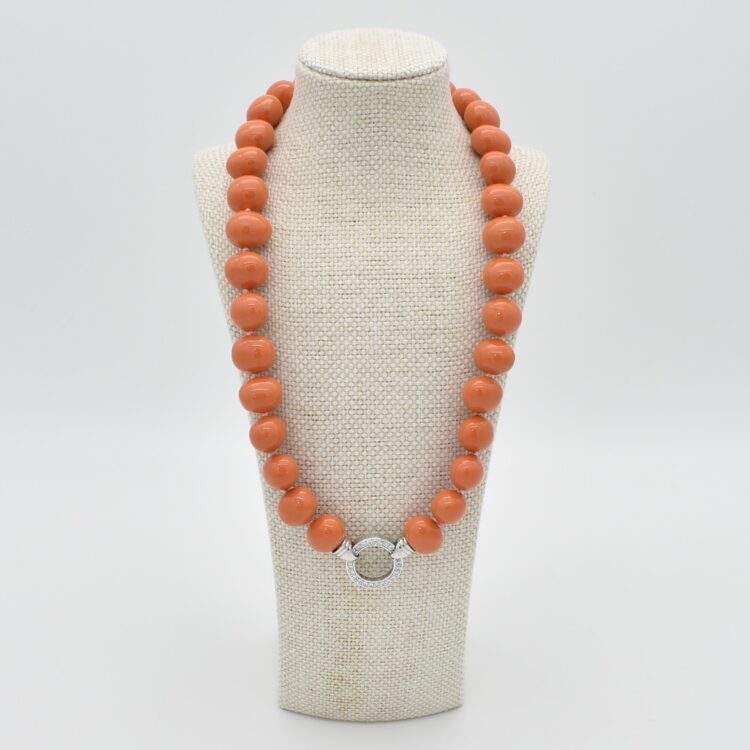 w orange coral nk round b