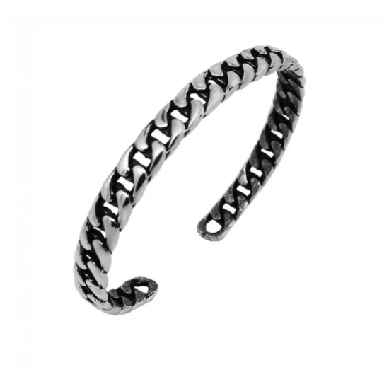 mens bangle gourmet chain