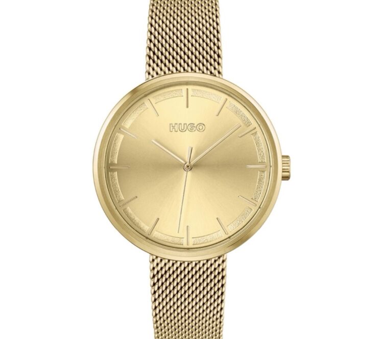 BOSS Crush 1540122 Women’s Watch – Gold Mesh Bracelet